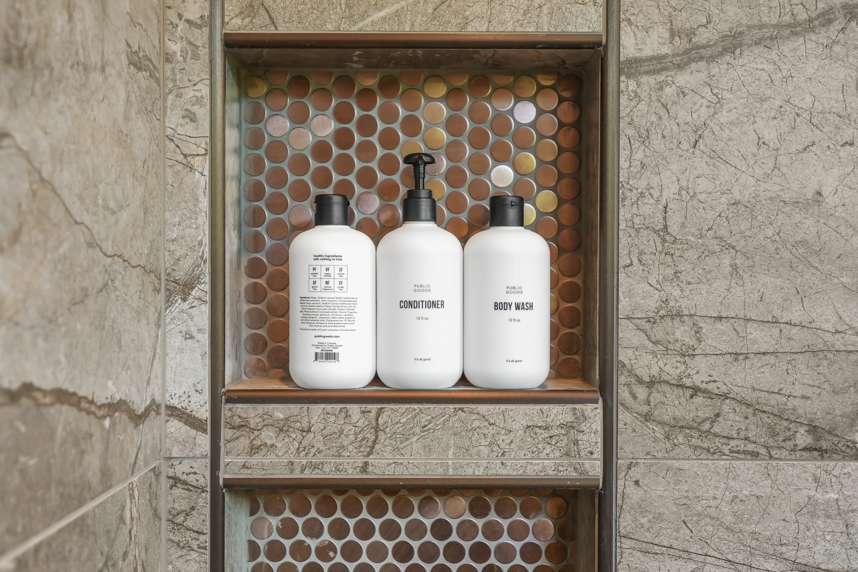 Spa Level - Free of Parabens & Sulfates, Phthalates, Synthetic Fragrance - Body Wash, Shampoo & Conditioner