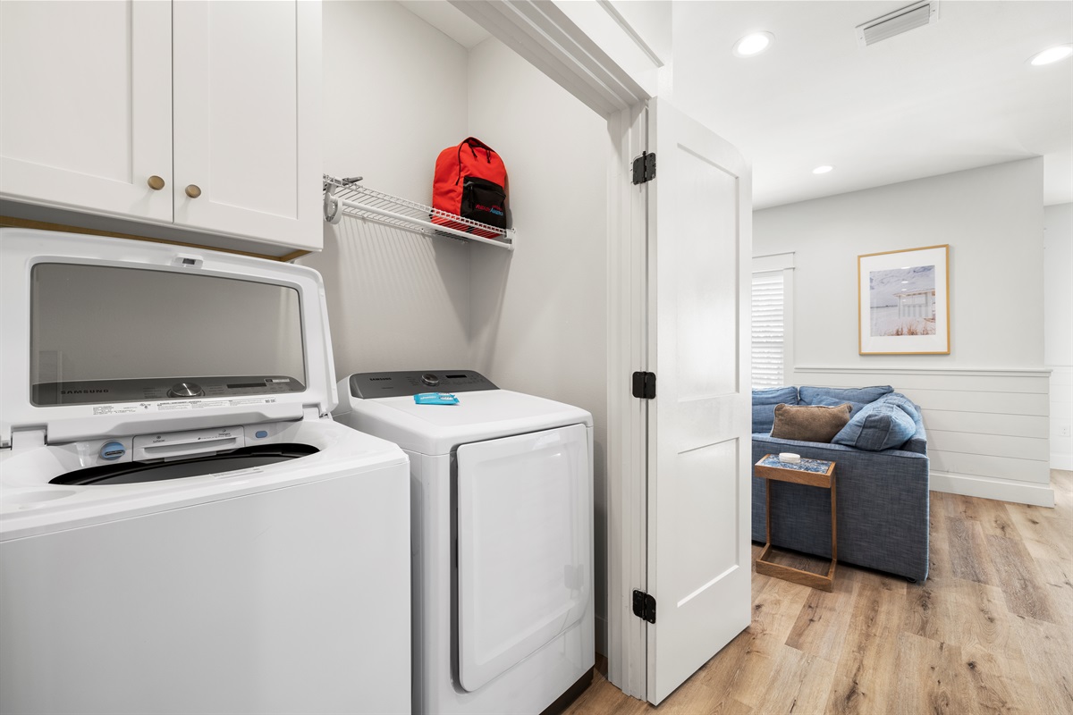 2nd floor laundry closet is off of the main 2nd floor hallway