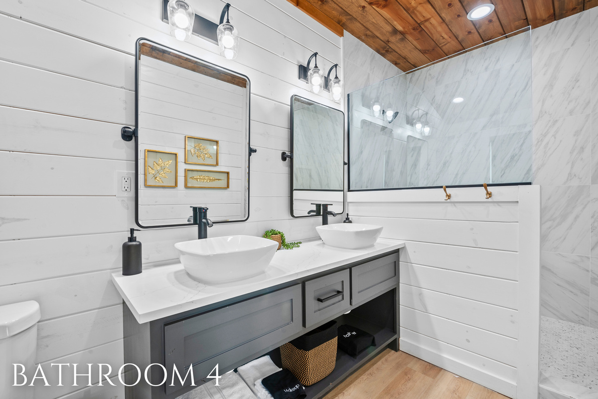 A thoughtfully designed ensuite with upscale finishes and a layout that balances style with functionality.