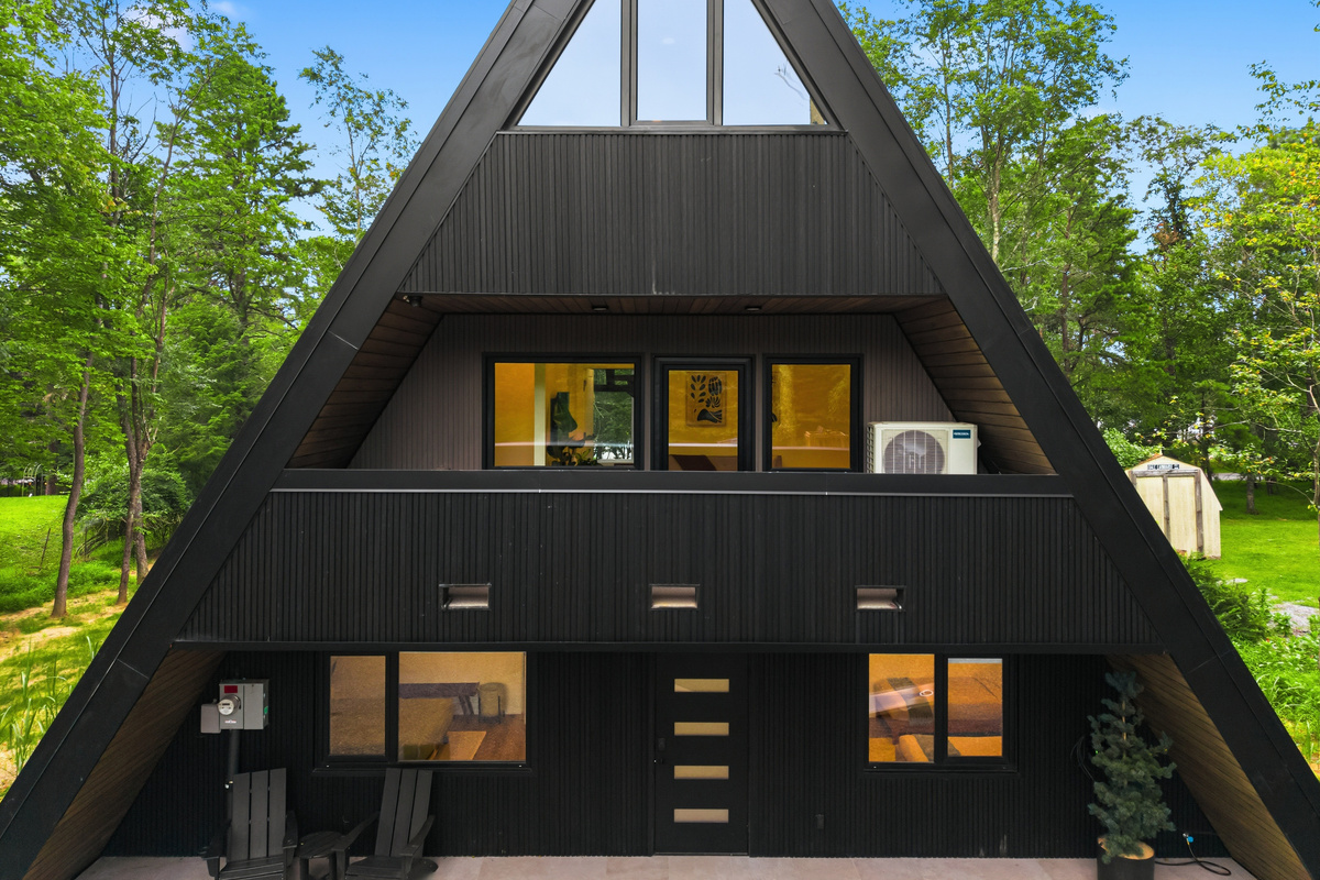 The A-frame from the front