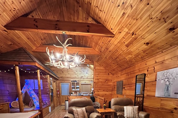 Living room with newly upgraded recliners.