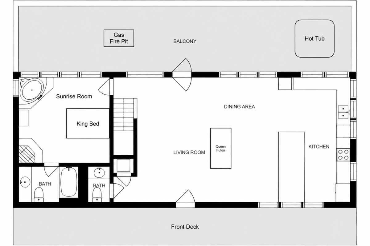 Main Level Floorplan