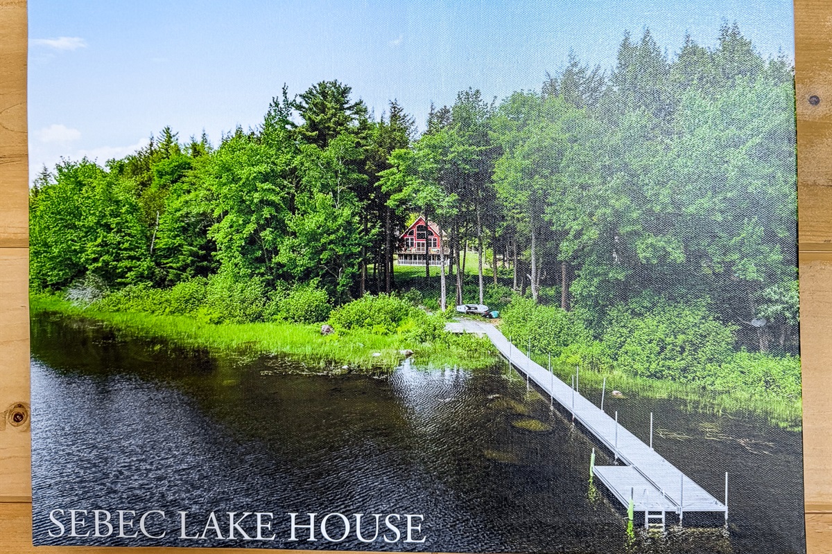 Sebec Lake House Print