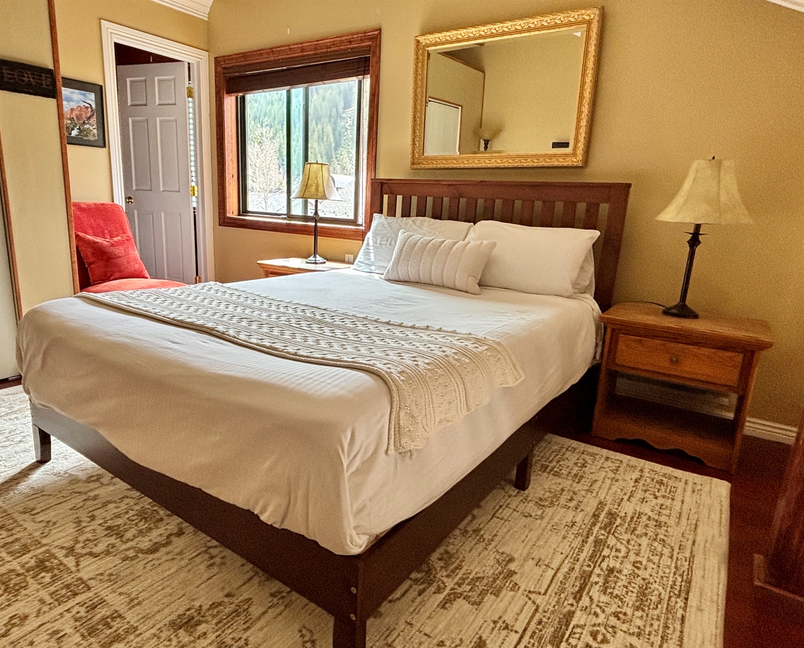 New Queen-sized bed April 2025