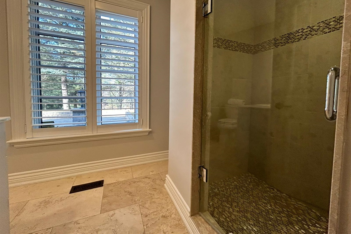 Main floor shower