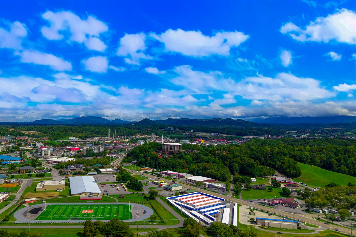 In the heart of Pigeon Forge.
