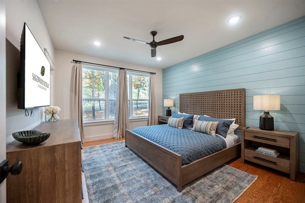 Wake up to quiet mornings, gentle light, and the comfort of a beautifully styled space. 🌲☀️