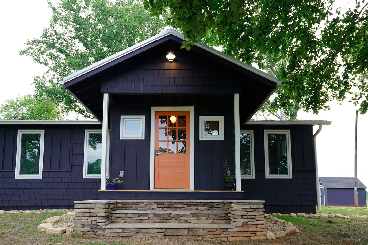 Our namesake--The Orange Door!