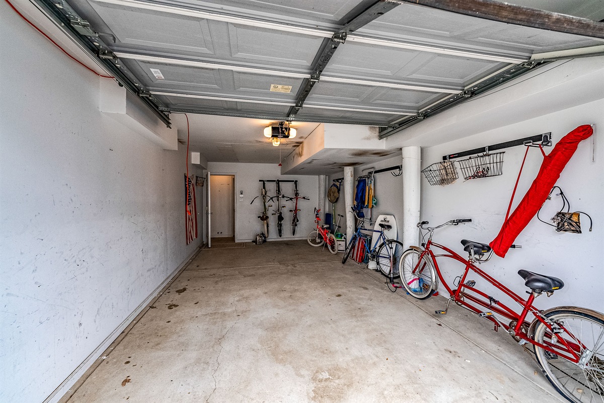Property's garage area