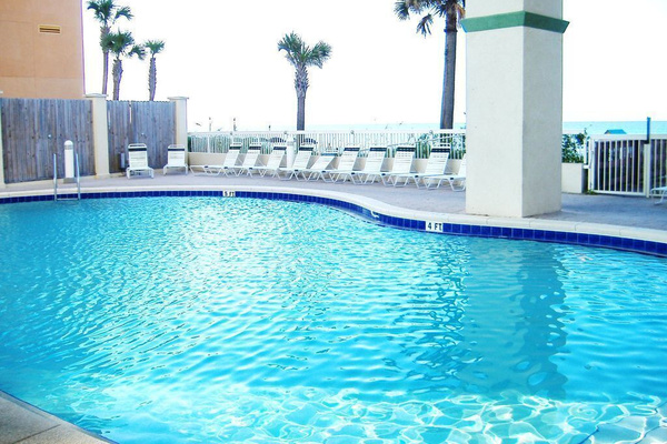 Gulf front pool