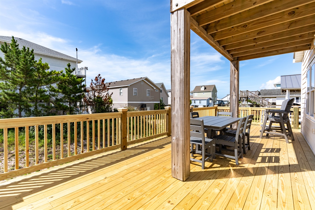 1st Floor Deck with  Outdoor Seating