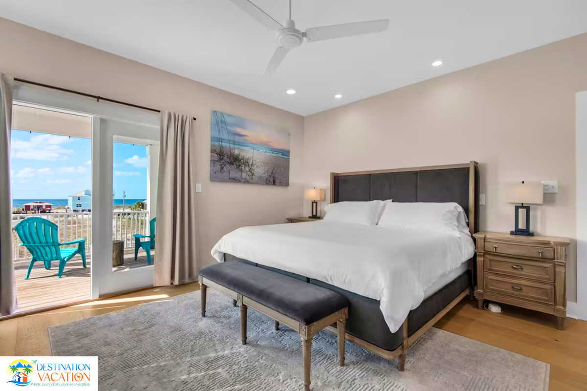 Wake up surrounded by bright, breezy coastal style.