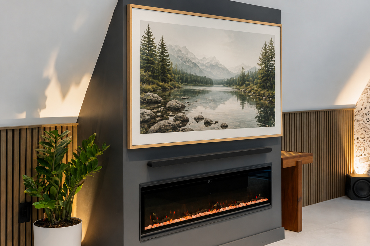 The Frame TV, when its being a painting. 