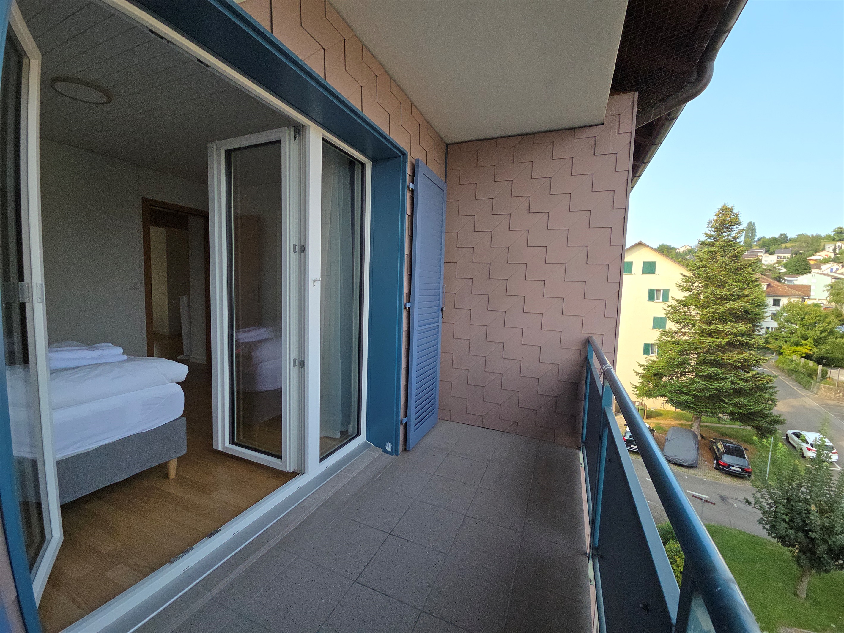 Bedroom 1 with private balcony