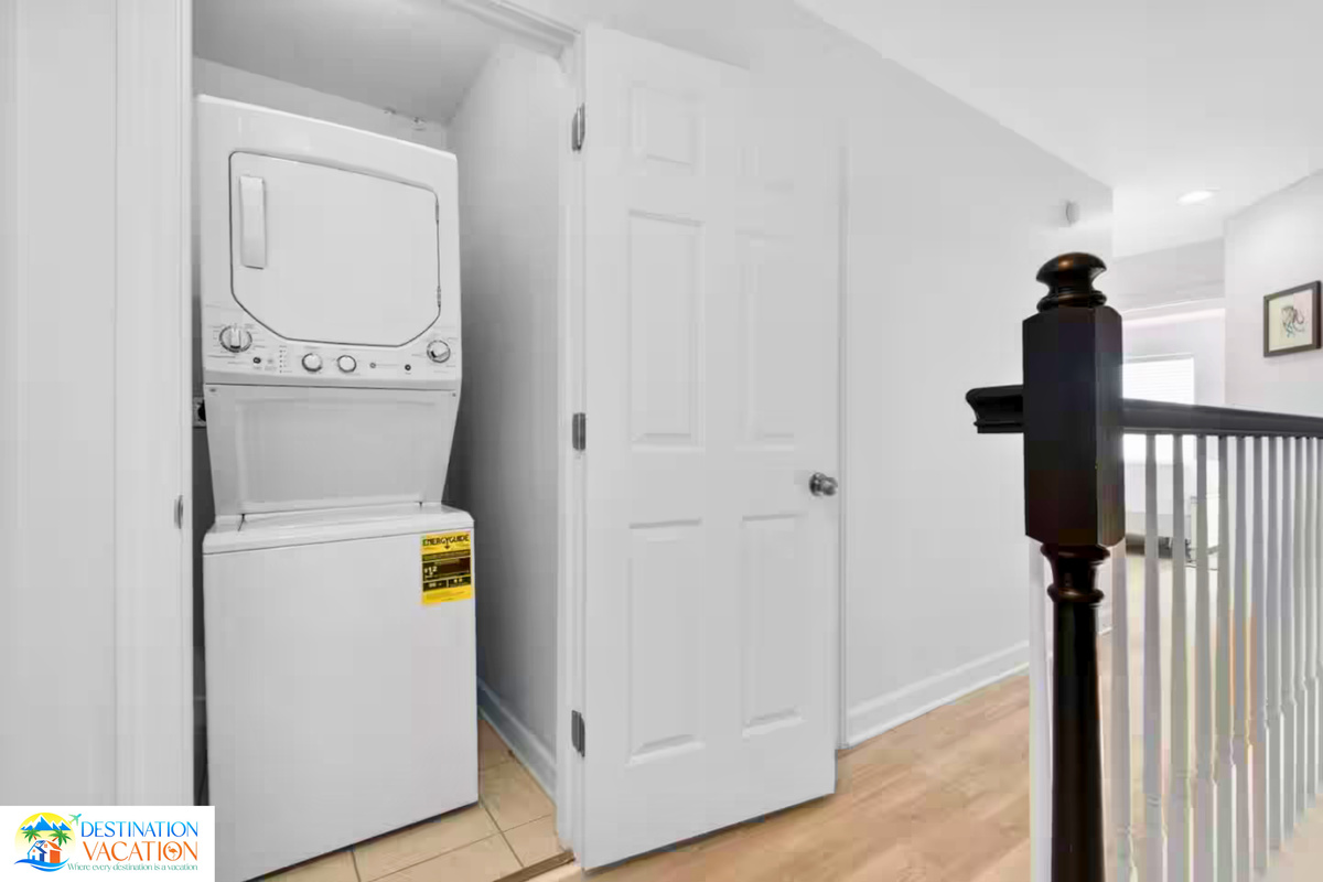 Convenient laundry amenities make every stay effortless.