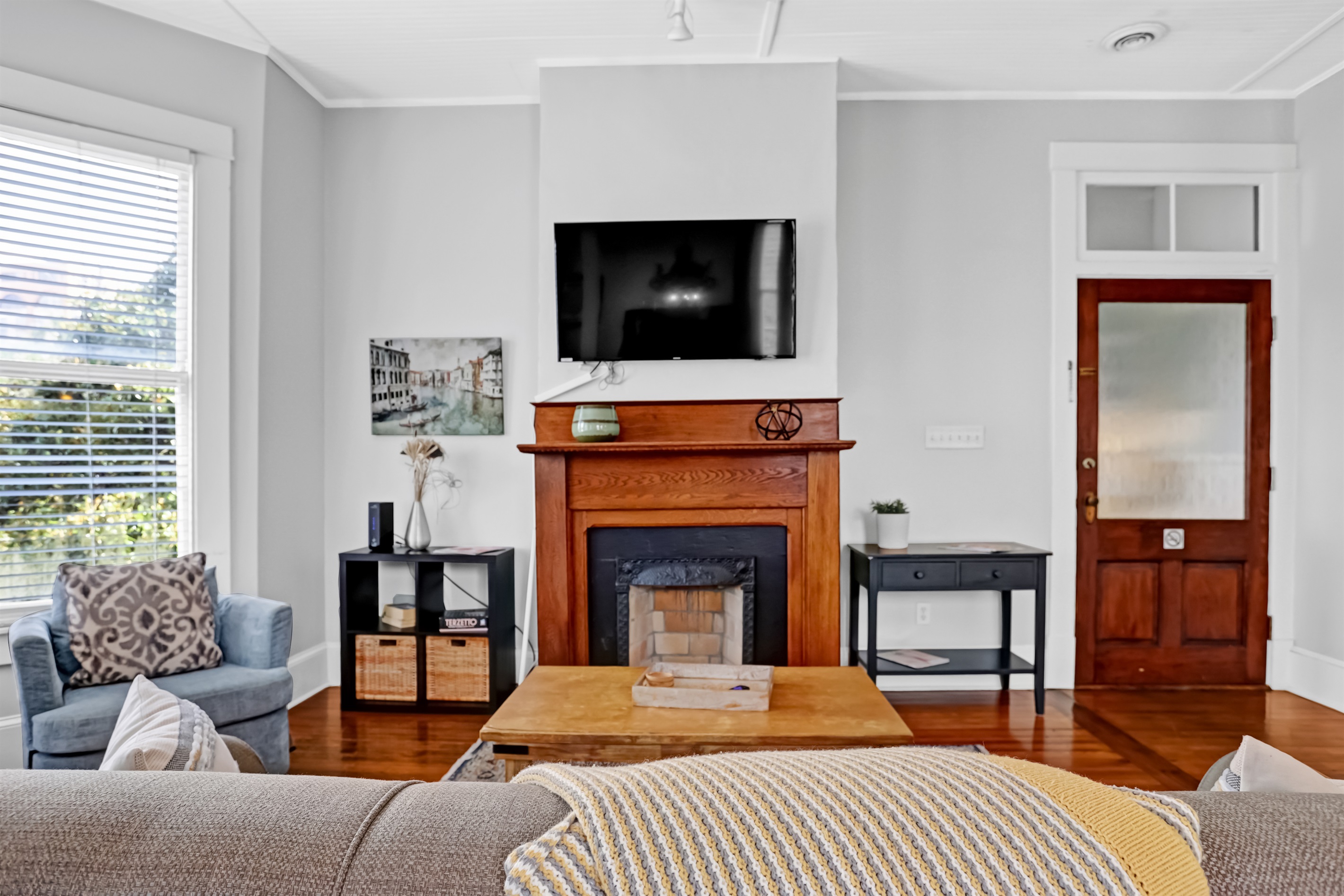 Gather, unwind, and stream your favorites on the smart TV.