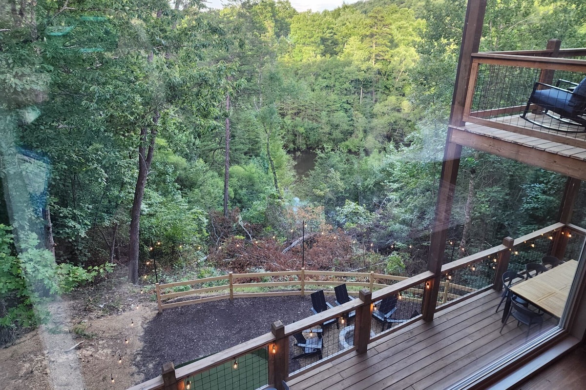 Private balcony with peaceful nature views