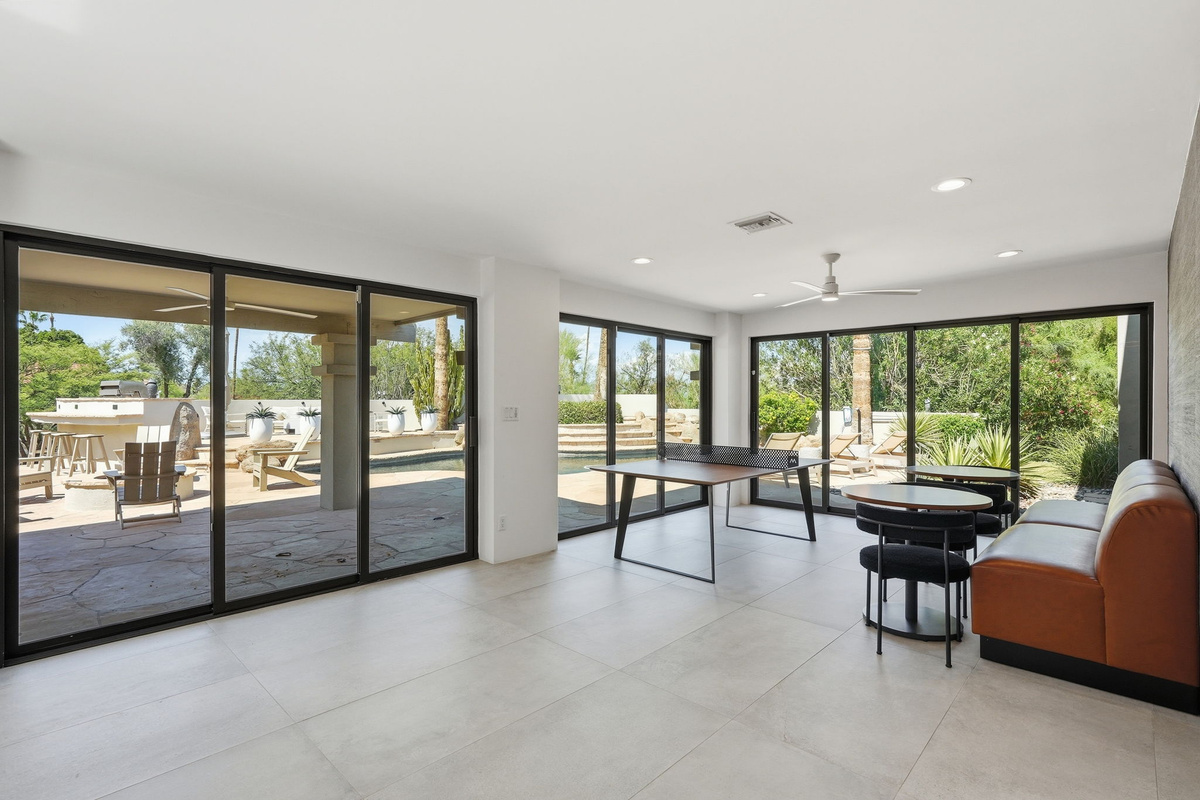 An enjoyable space for ping pong and fun.
