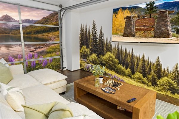 Unwind on the couch at the end of super fun day of adventure!
