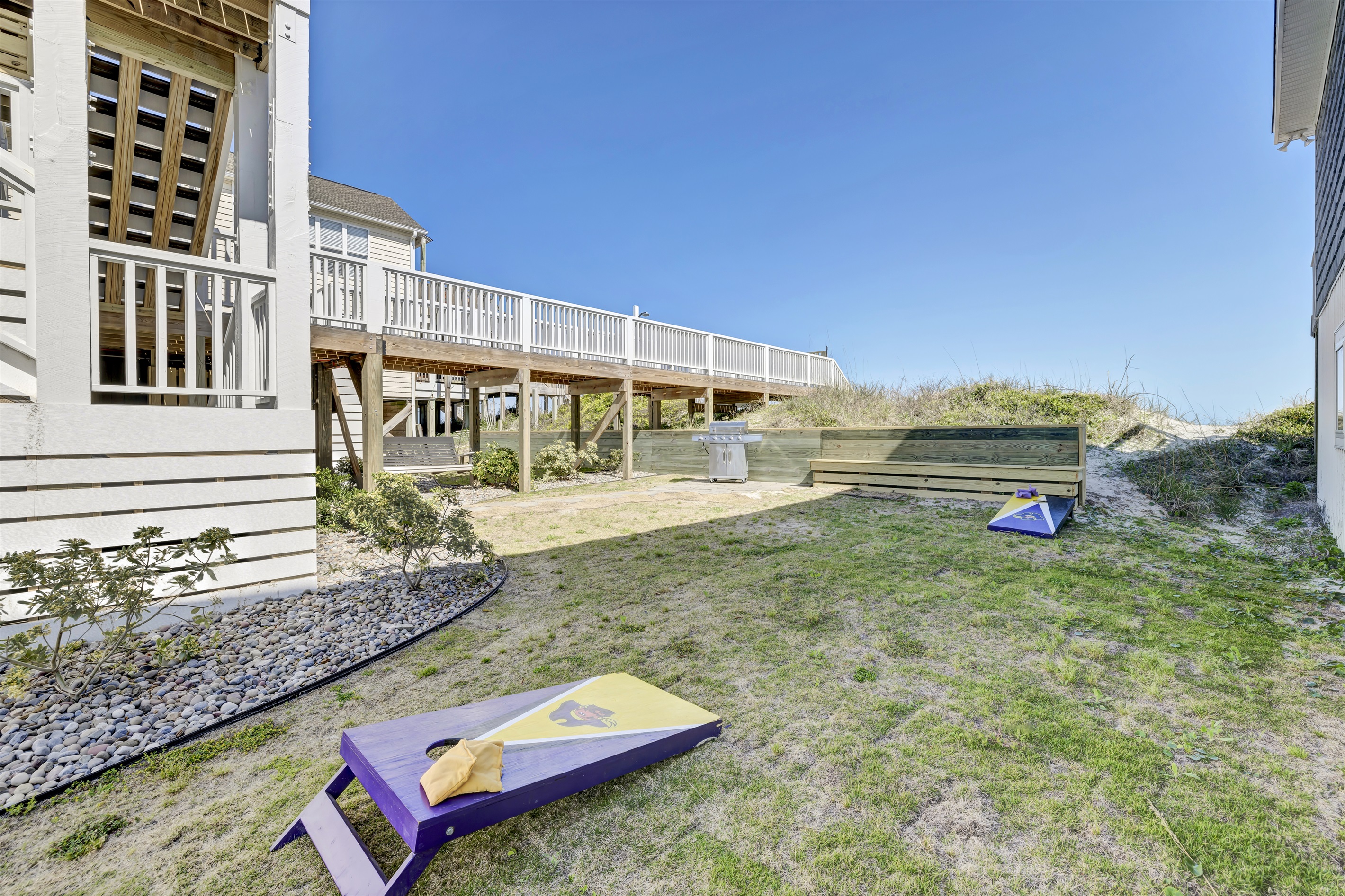 Grill & Corn Hole Board Game