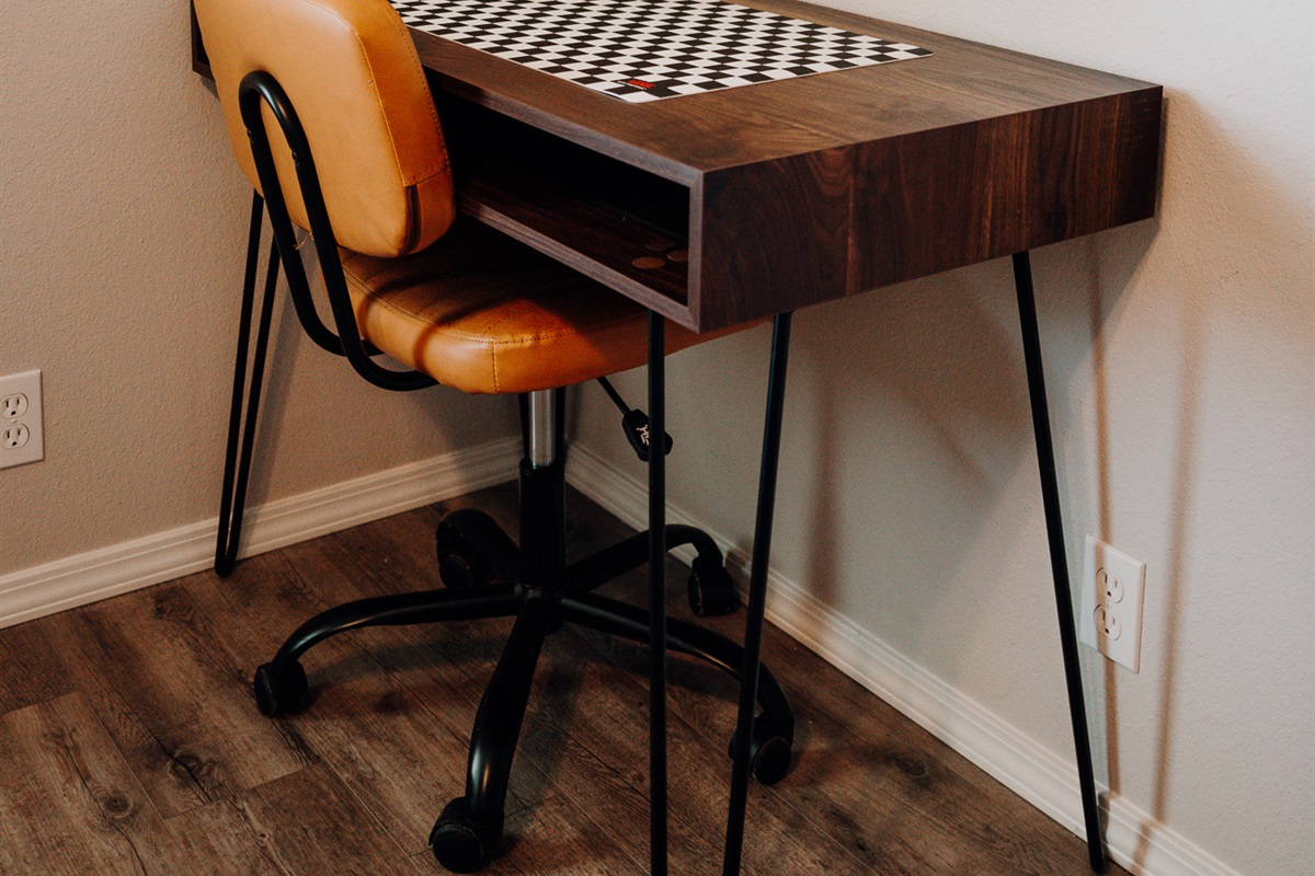 We provide a desk for those that require a dedicated work space