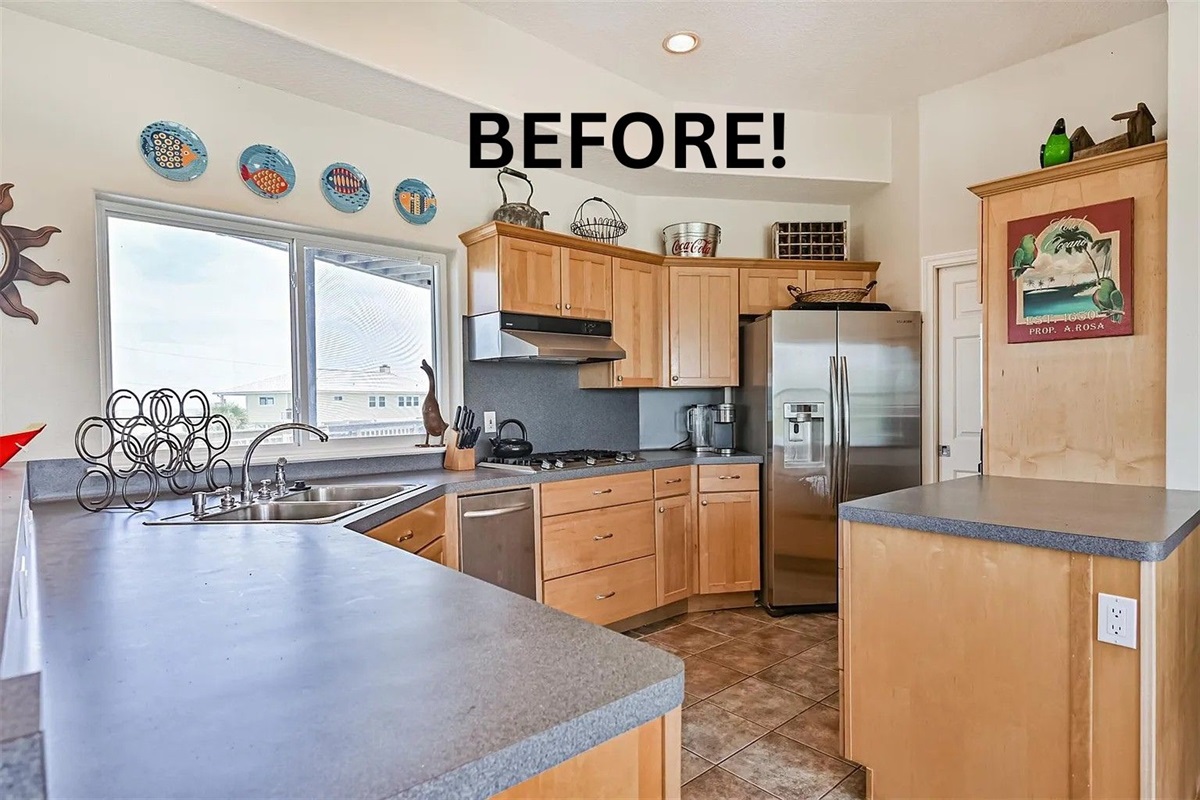 BEFORE - I had to throw this in here - so many folks are asking when will you be done?  May 15!  Look at how far we have come!! 