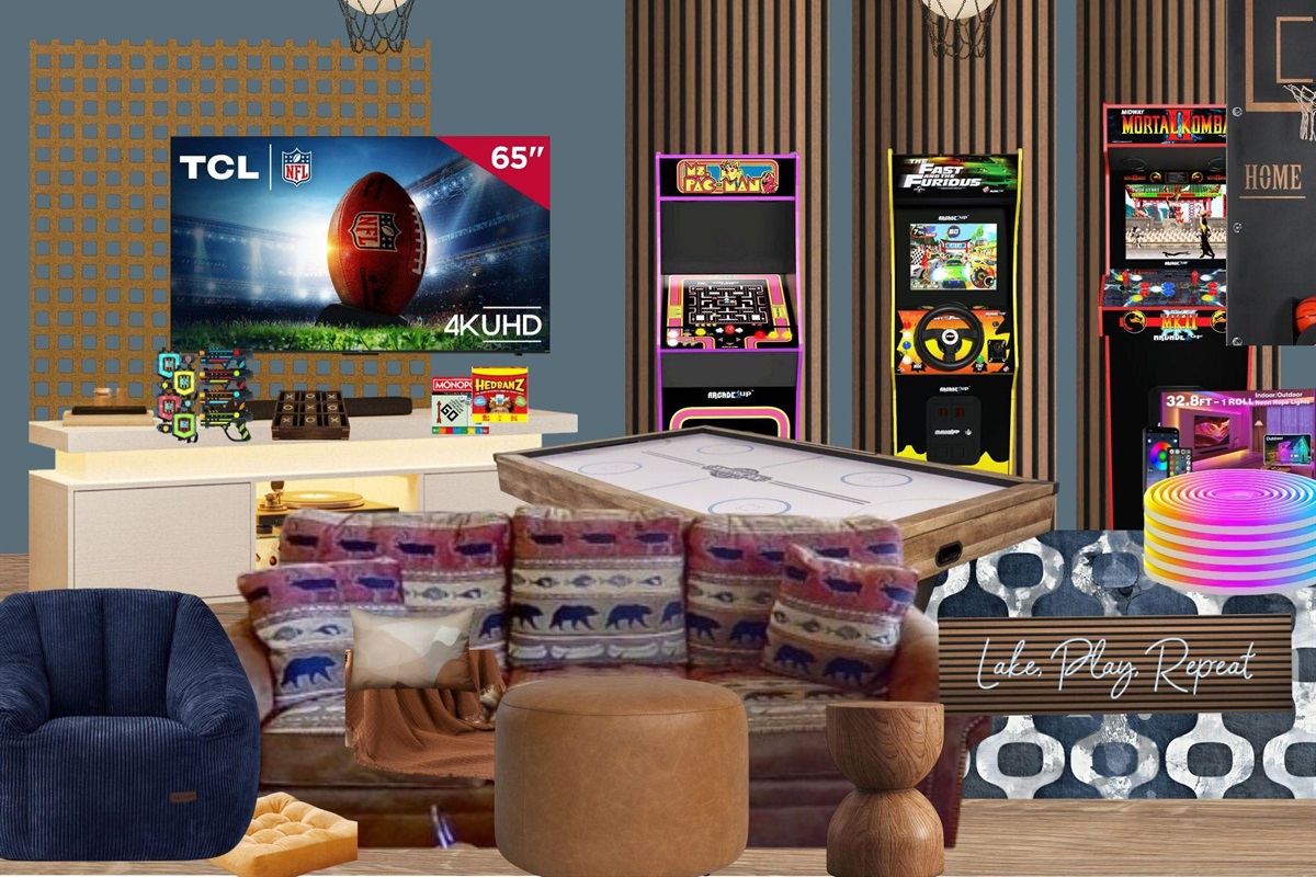 Game room mock up