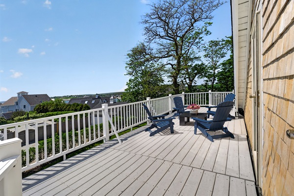 Outdoor seating ideal for open-air dining and relaxing in a comfortable, airy setting.