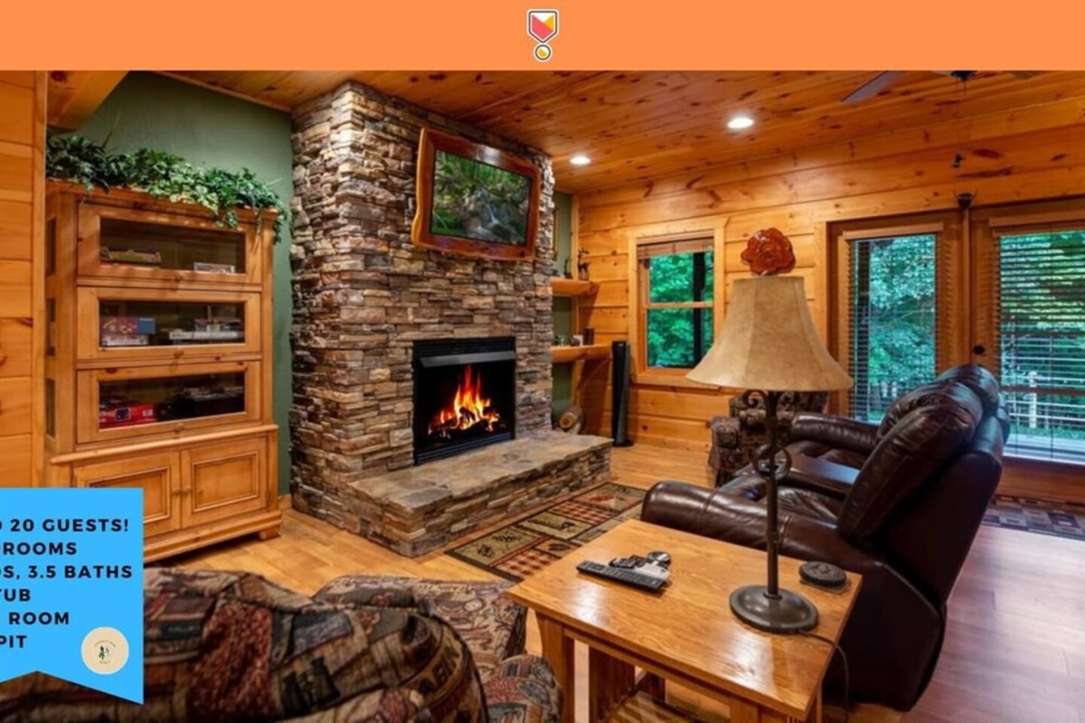 Relax and unwind with comfortable chairs and couches, gather around the cozy fire pit, enjoy the TV, and engage in board games!