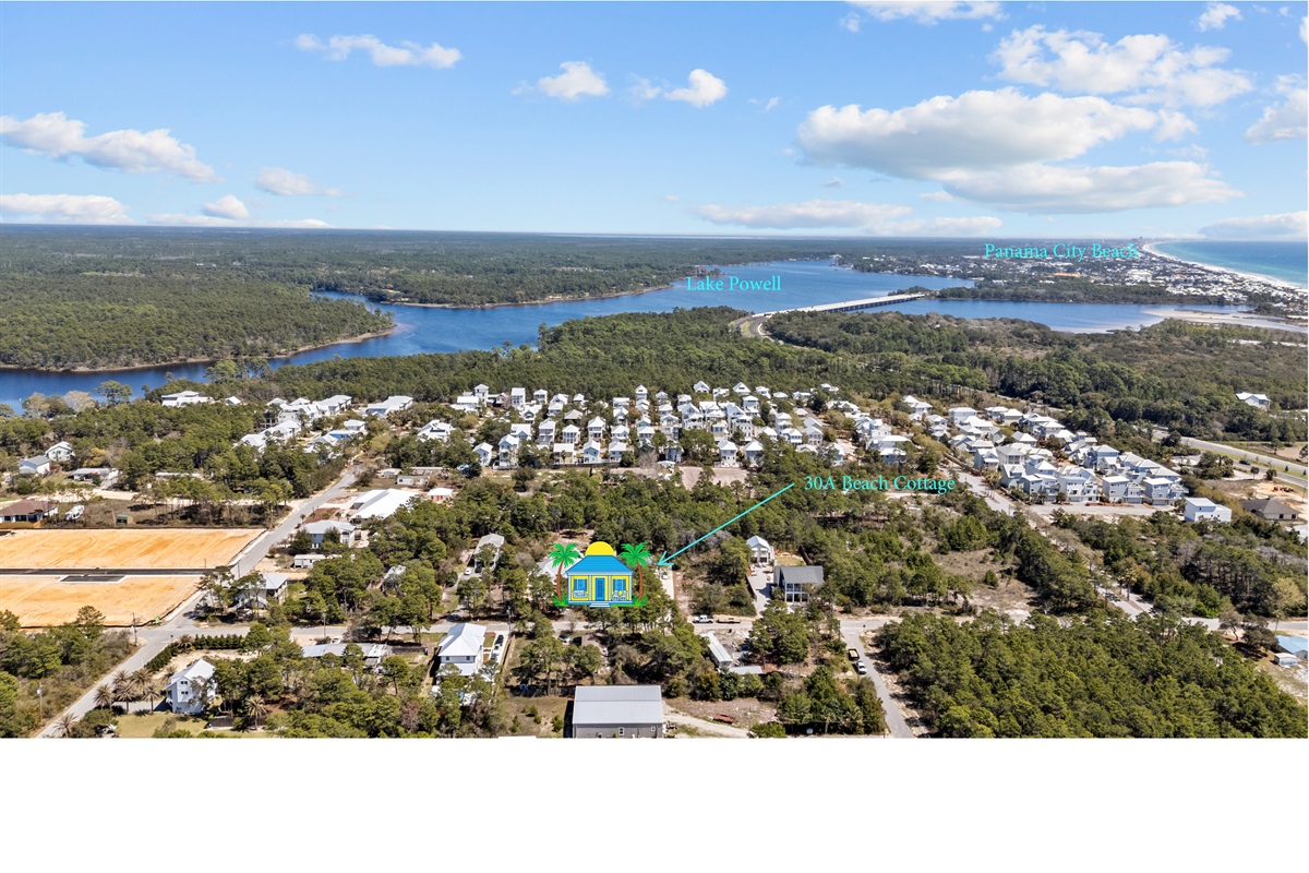 Proximity to Lake Powell, one of Florida's largest coastal Dune Lakes