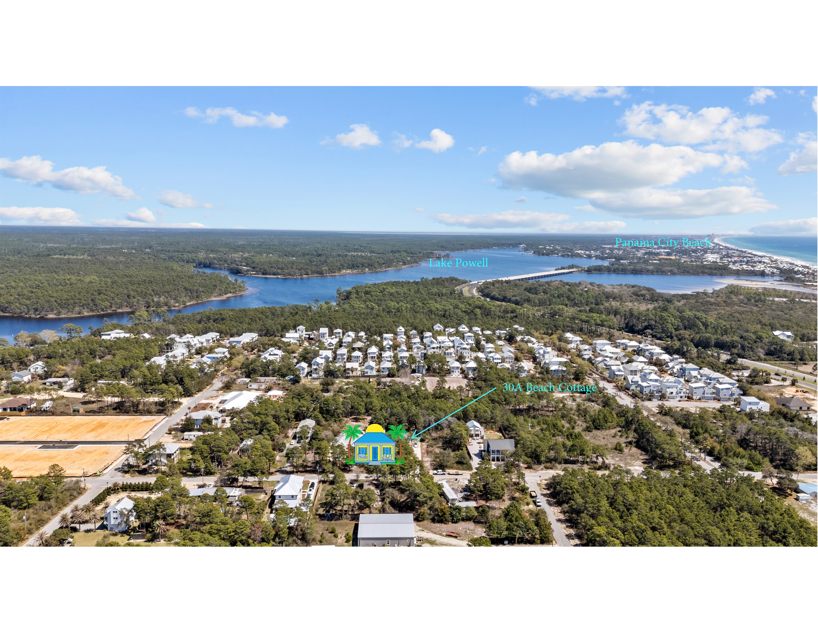 Proximity to Lake Powell, one of Florida's largest coastal Dune Lakes
