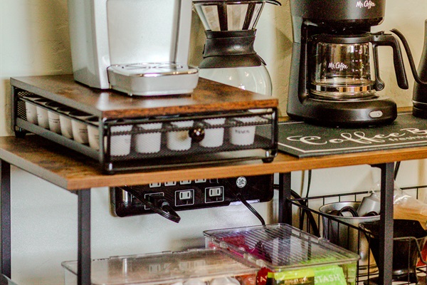 Coffee Bar in Kitchen