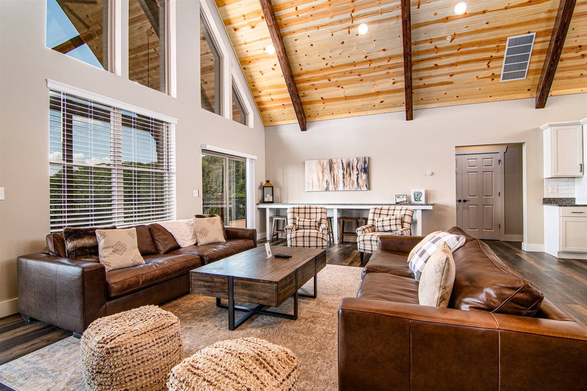 Living space with cozy seating