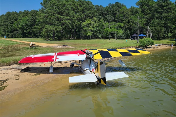 Sea Ray parked at the beach during the annual splash in