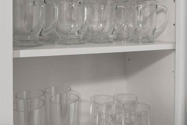 Different sets of glasses.