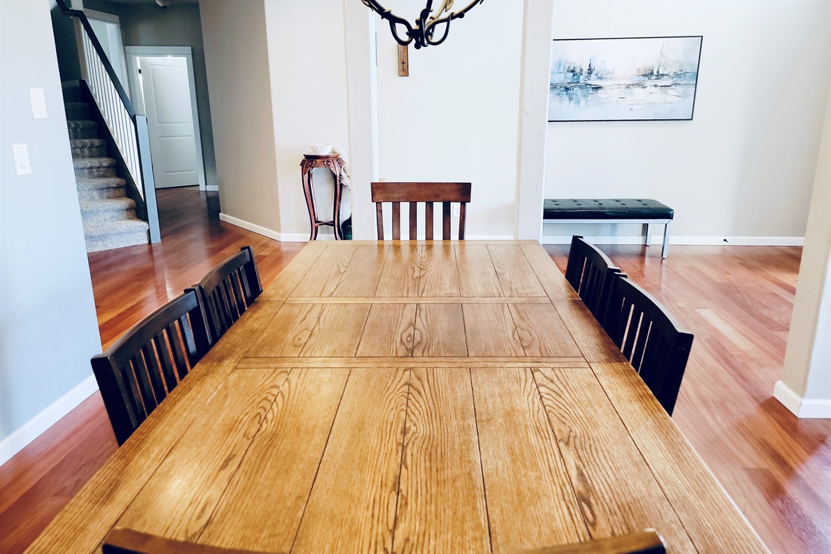 Formal dining space