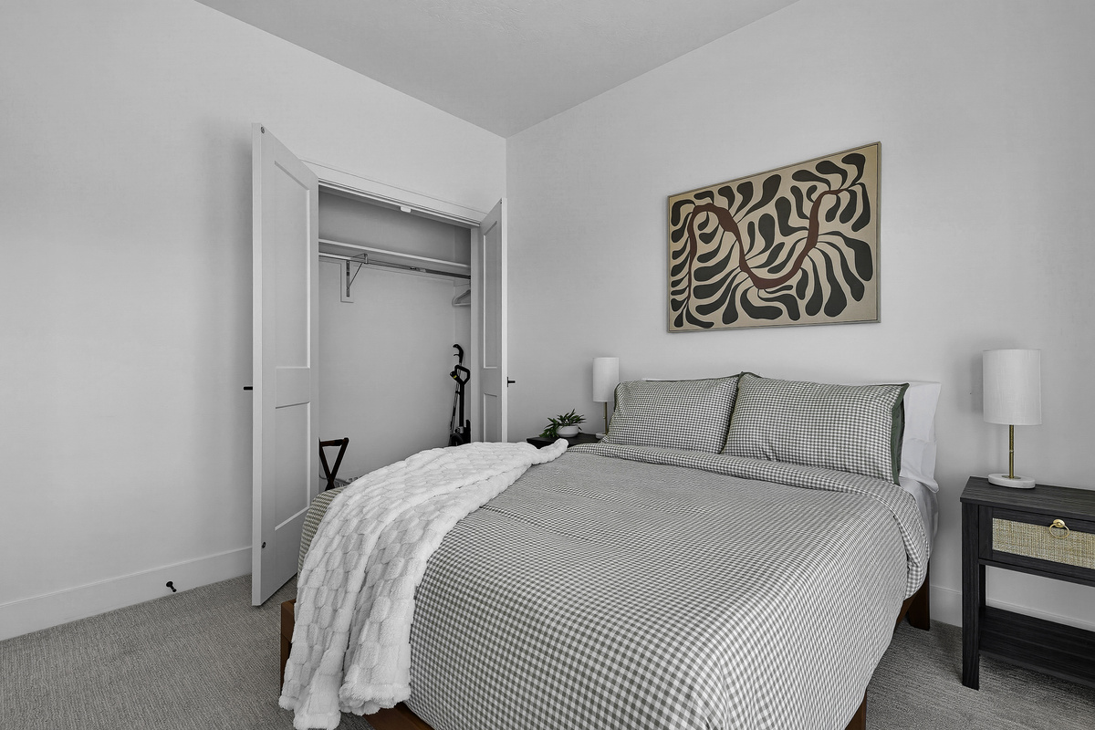 Main floor bedroom - full size bed