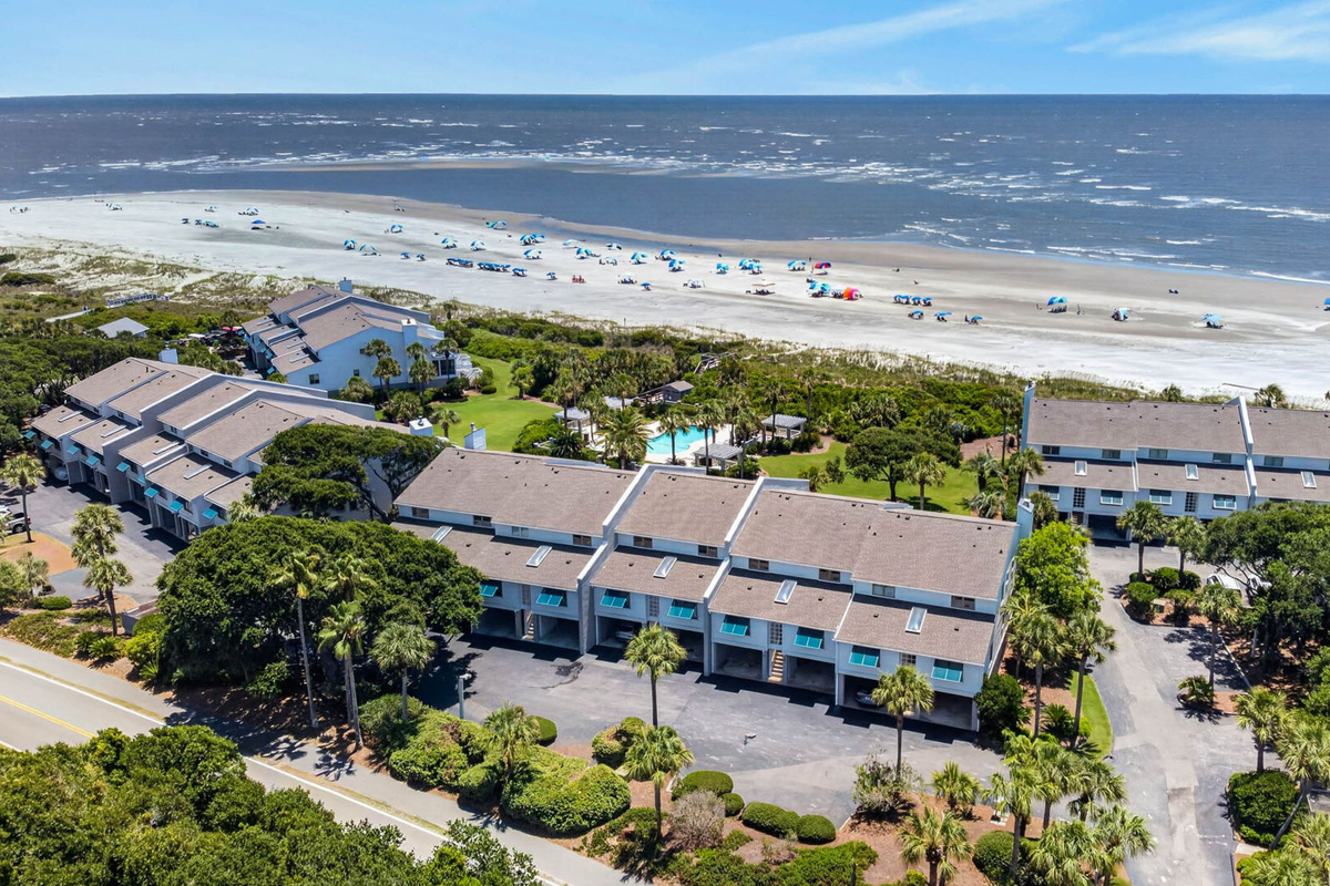 Aerial View of Oceans 22 | 22 Beach Club Villas, Wild Dunes | IOP Escapes
