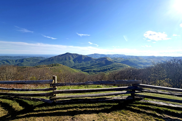 From the top of Wintergreen, enjoy panoramic views across the surrounding Blue Ridge Mountains.