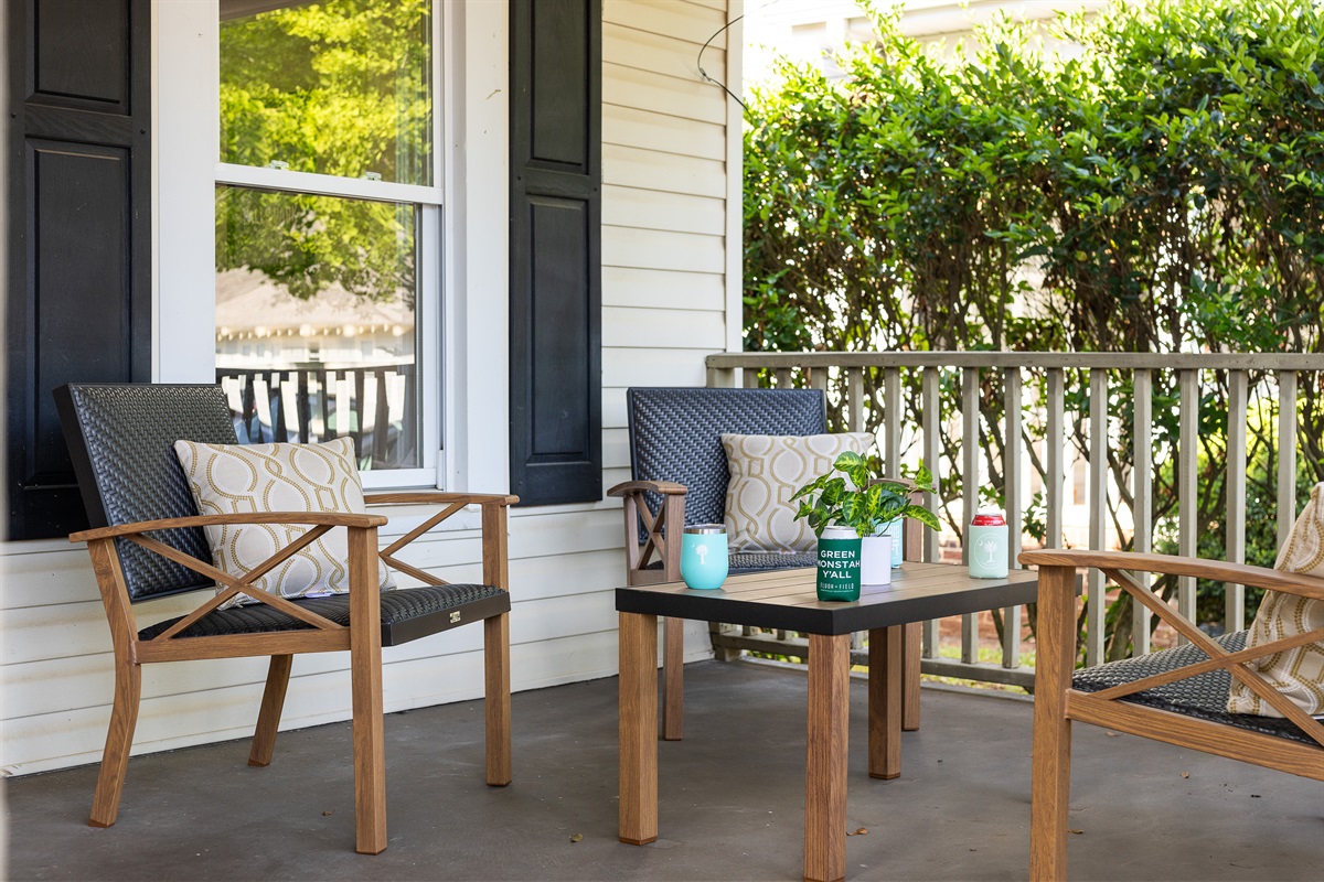 Front Porch with Seating