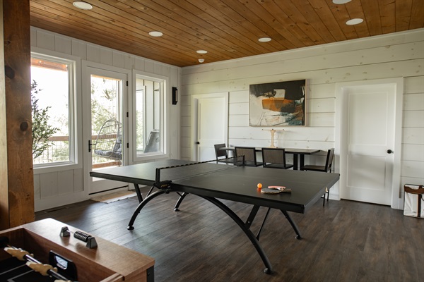 Game Lounge | Ping Pong Table, Foosball, and open-concept space for gathering and play