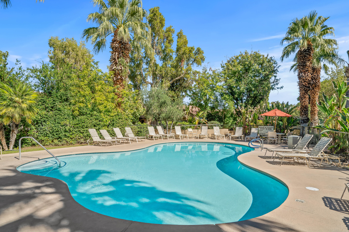 Heated saltwater pool