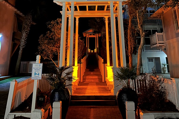 Walkover #8 glows on a beautiful Carillon starry night.