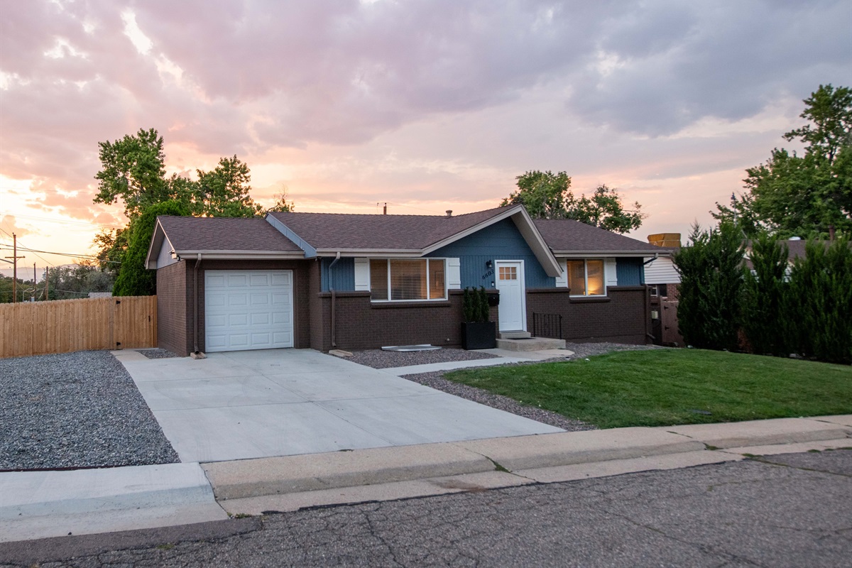 Charming Arvada home with private driveway and fenced yard (in the rear)