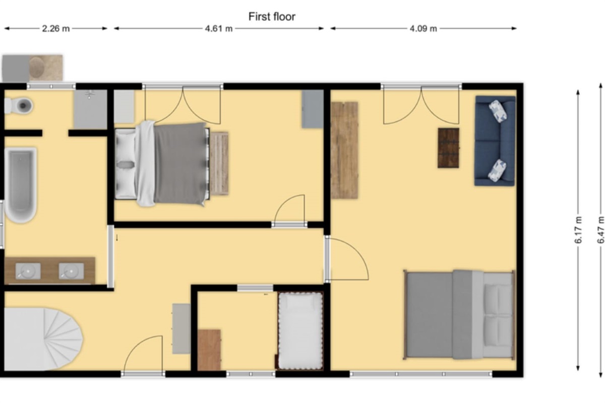 Downstairs area