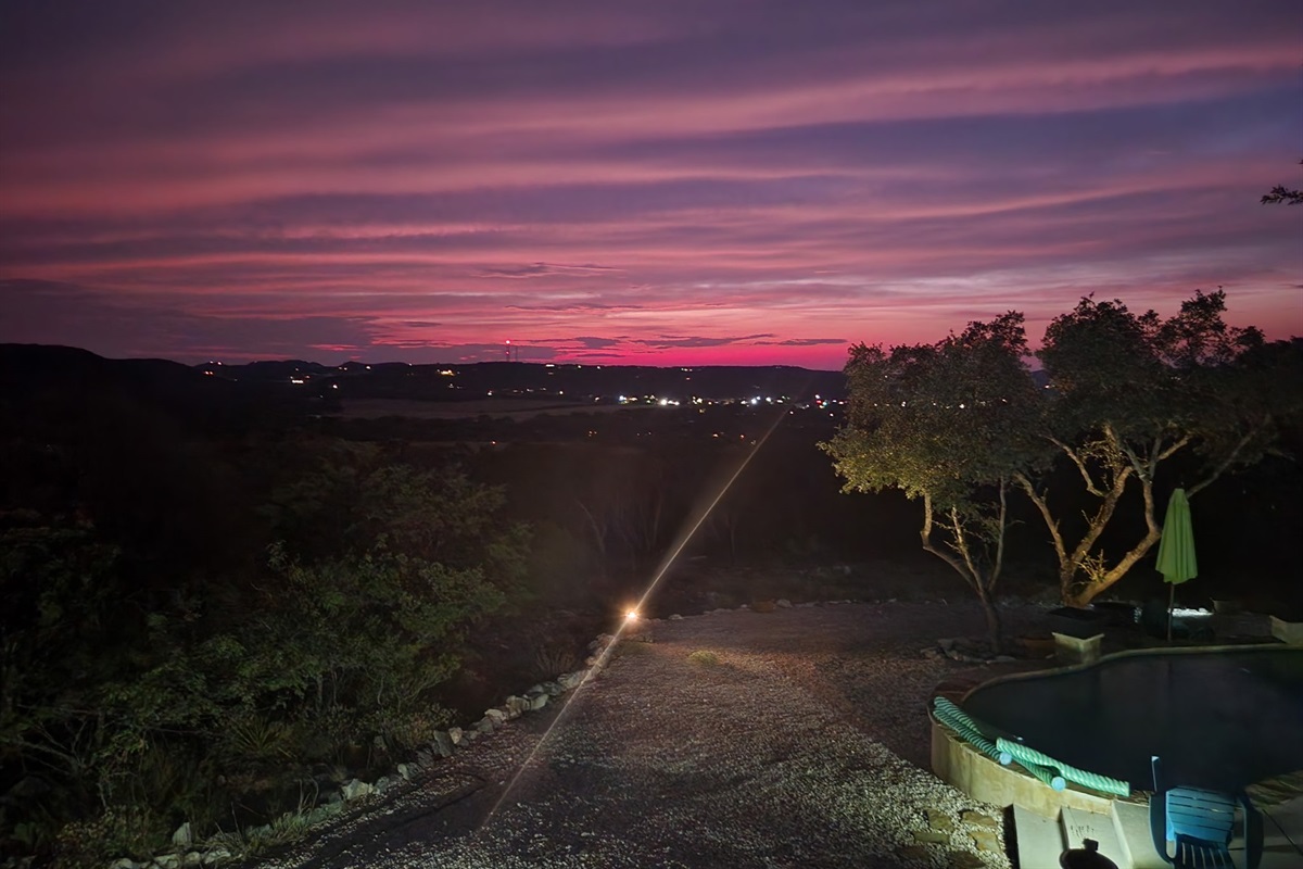 The sunsets are exceptional