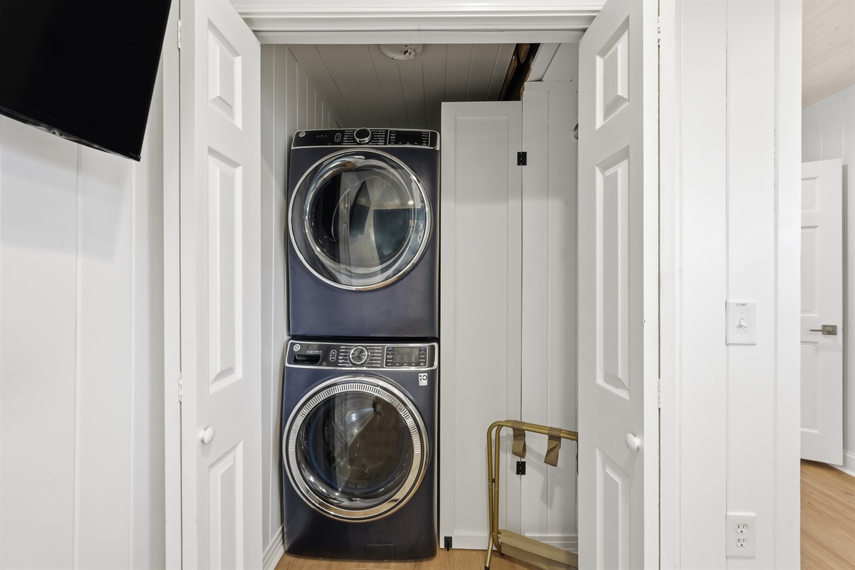 In home laundry - ideal for longer stays and beach days