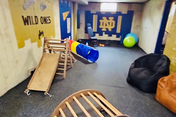 Pride of the Irish, Power of Play Bold ND colors, cozy textures, and creative zones make the Energy Hub a tribute to Irish pride—where grit meets imagination in a space built for movement and joy.
