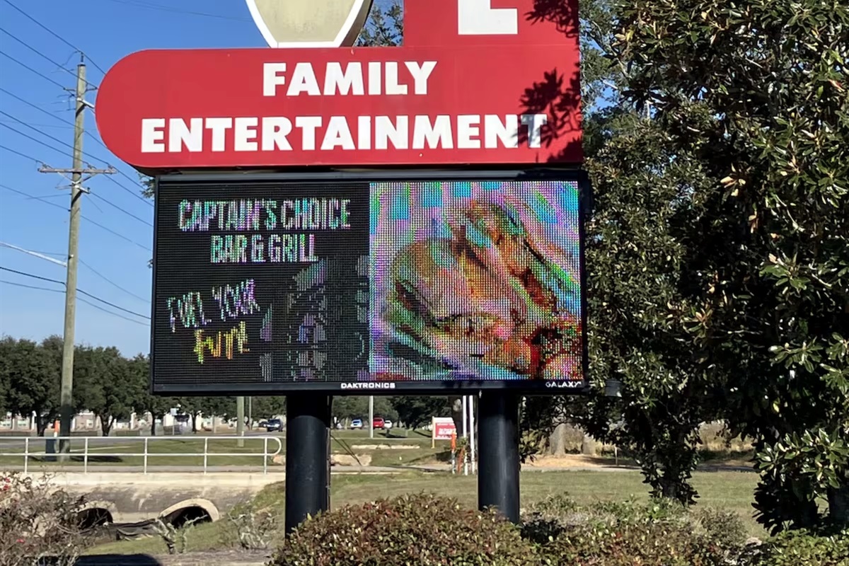 1.8 miles to Gulf bowl and arcade 