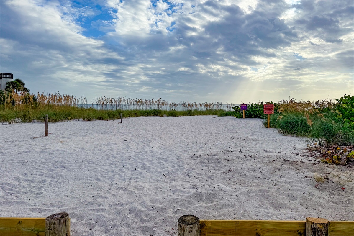 Private Backyard Beach Area